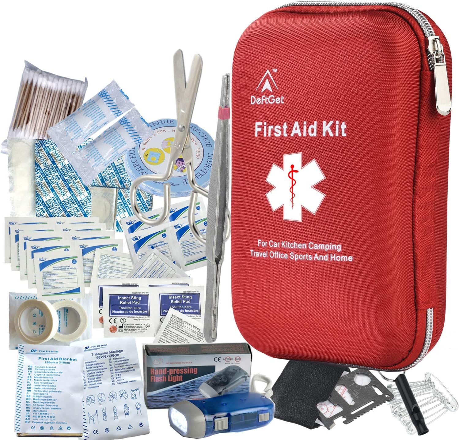 DEFTGET Waterproof First Aid Kit