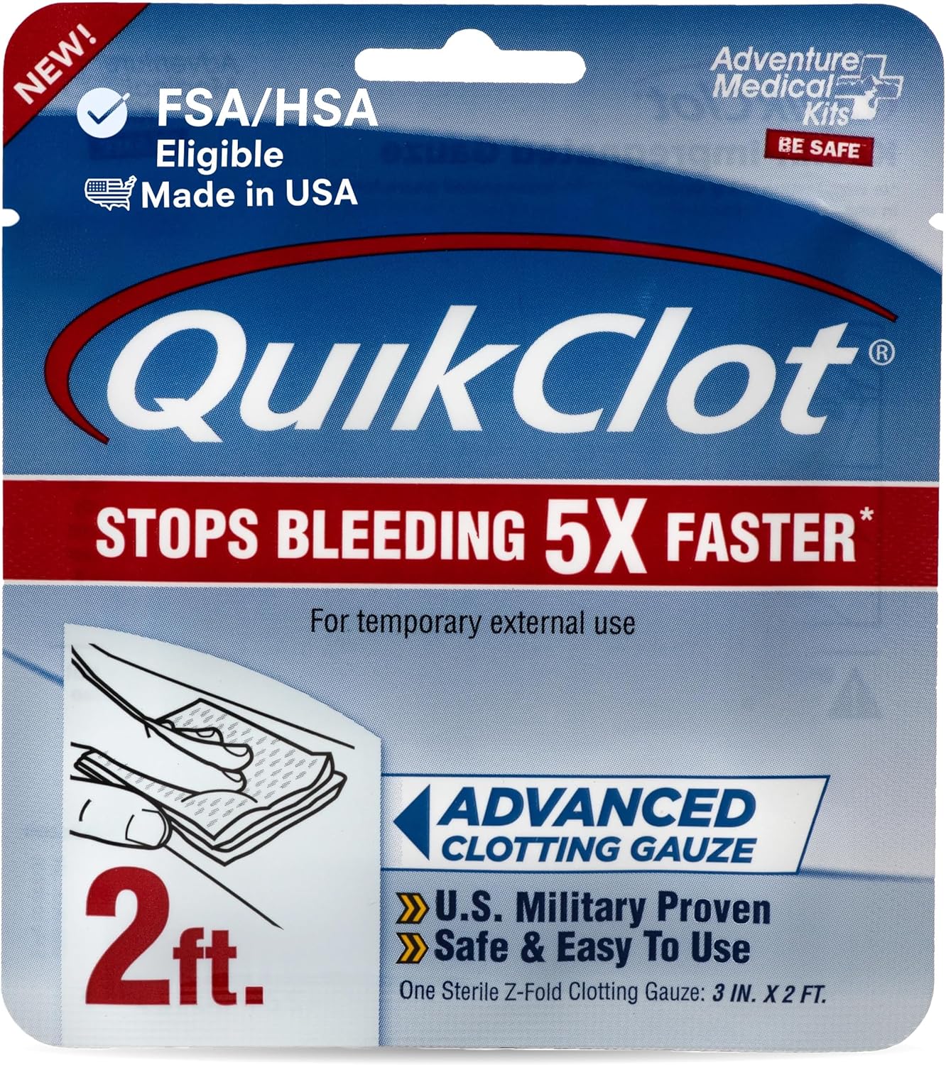 QuikClot Gauze &mdash; 24"