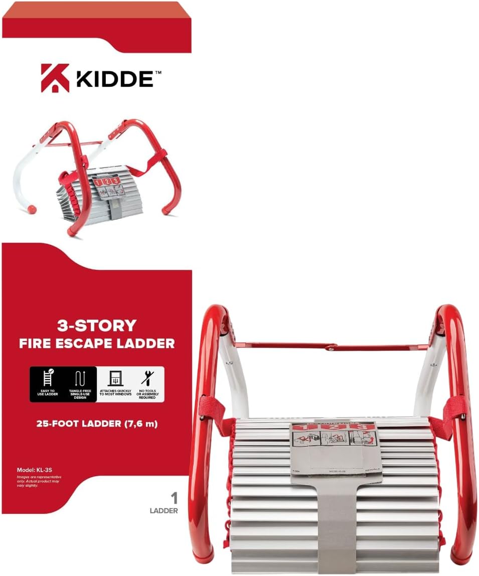 Fire Escape Ladder &mdash; 3 Story