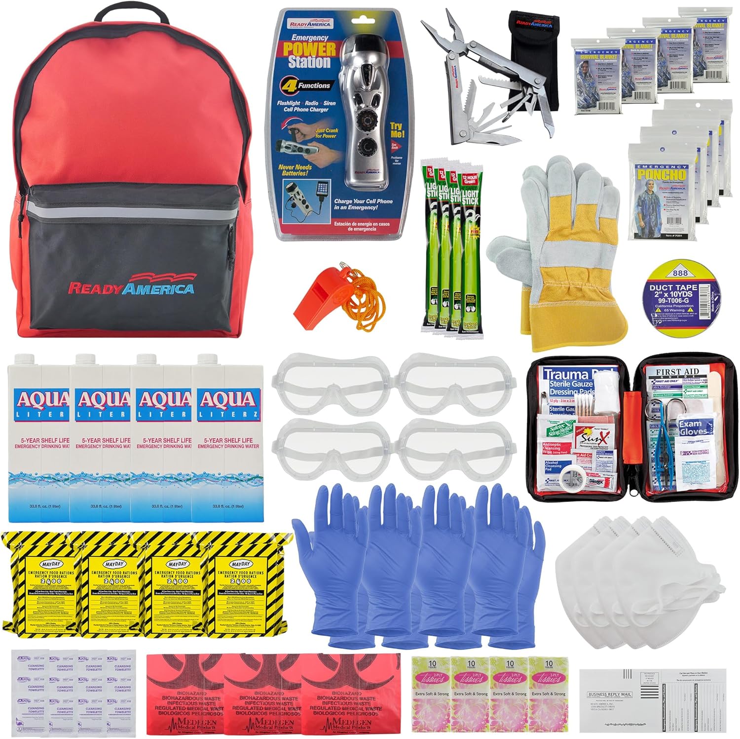 Ready America 72-Hour Kit &mdash; 4 Person
